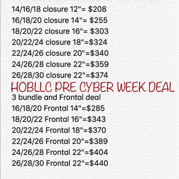 Bundles/Frontal/Closures - Picture 2 of 4